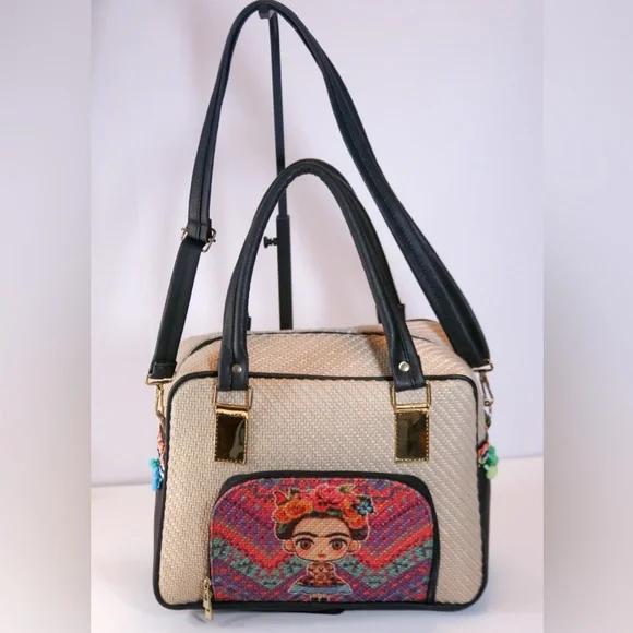 Frida Kahlo Jute Handbag - Picture 4 of 15